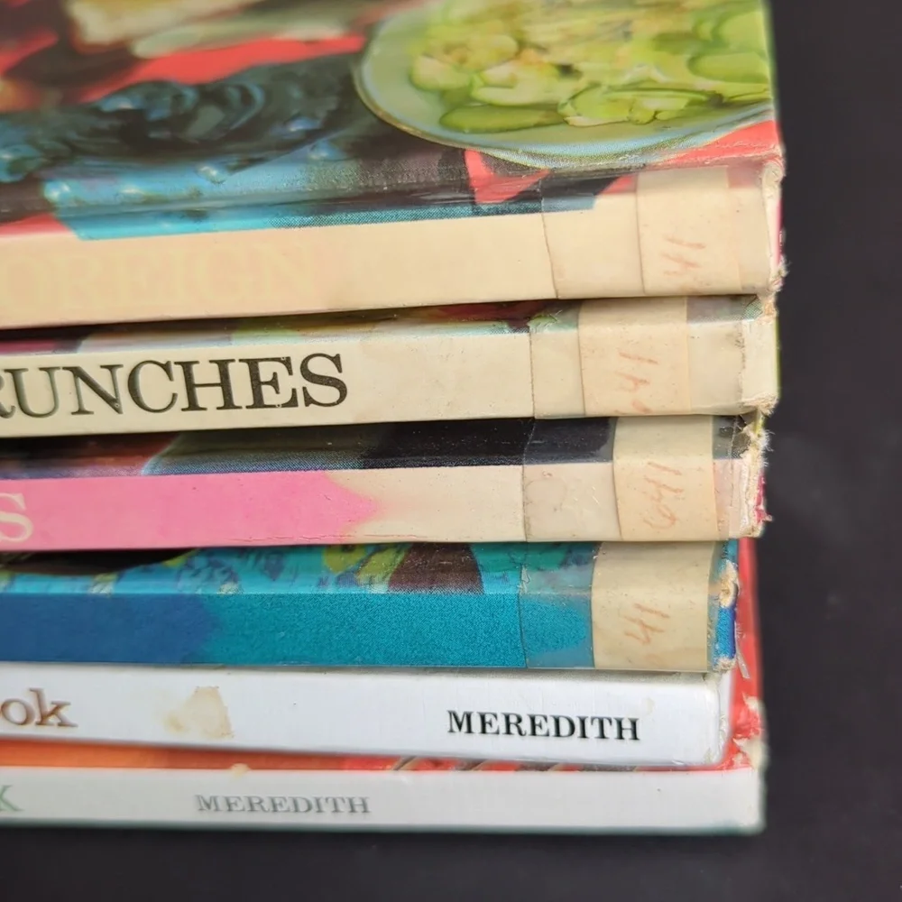 Better Homes and Gardens Set of 6 Vintage Cookbooks 1963 x4 1973 1974 Hardbacks